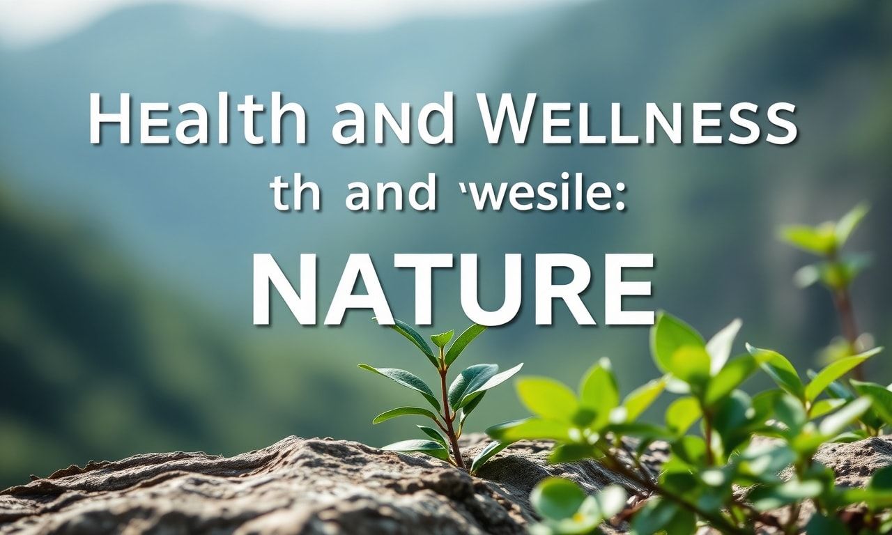 Doğada Sağlık ve Wellness: Doğanın Gücü ile Kendi Kaderinizi Şekillendirin