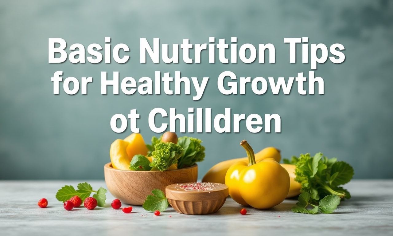 Çocukların Sağlıklı Büyümesi için Temel Beslenme İpuçları