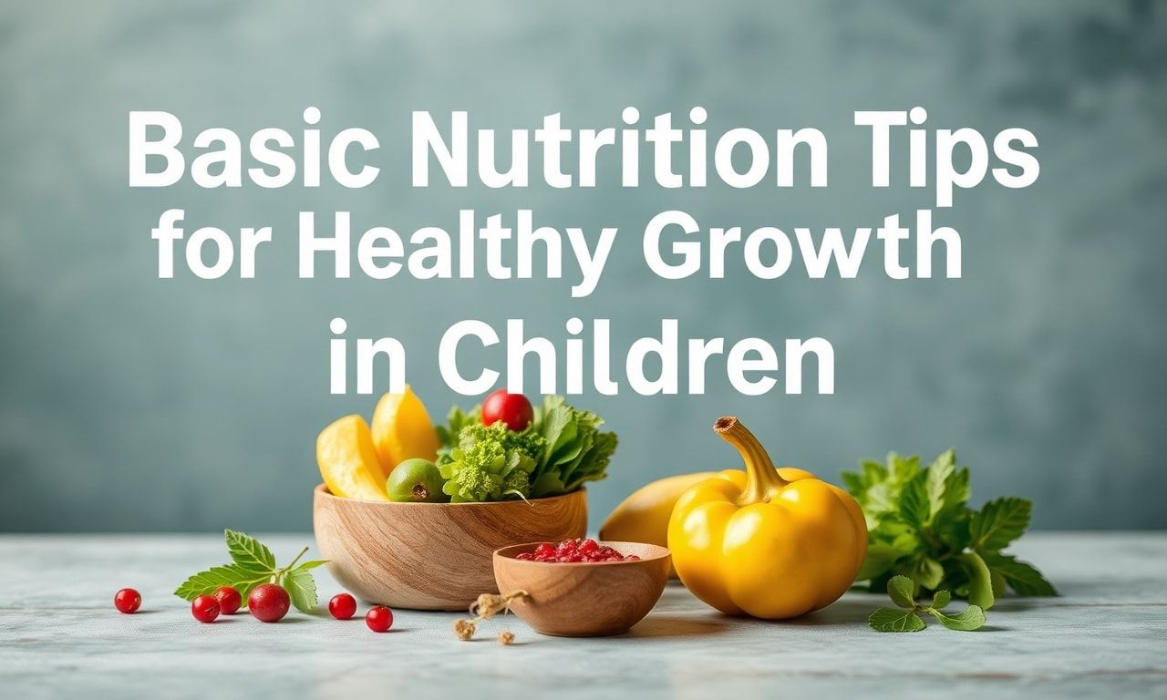 Çocukların Sağlıklı Büyümesi için Temel Beslenme İpuçları