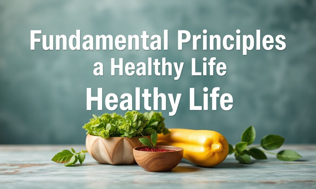 Sağlıklı Yaşam İçin Temel İlkeler